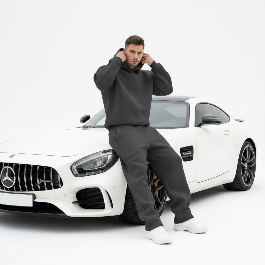 Sudadera con capucha UC Gris tormenta