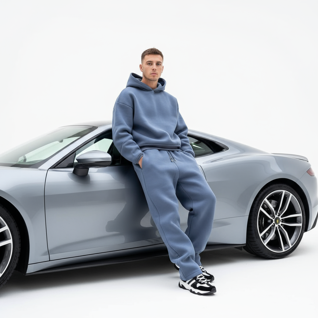 Sudadera con capucha UC Azul marino