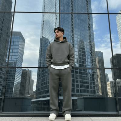 Sudadera con capucha UC Gris tormenta