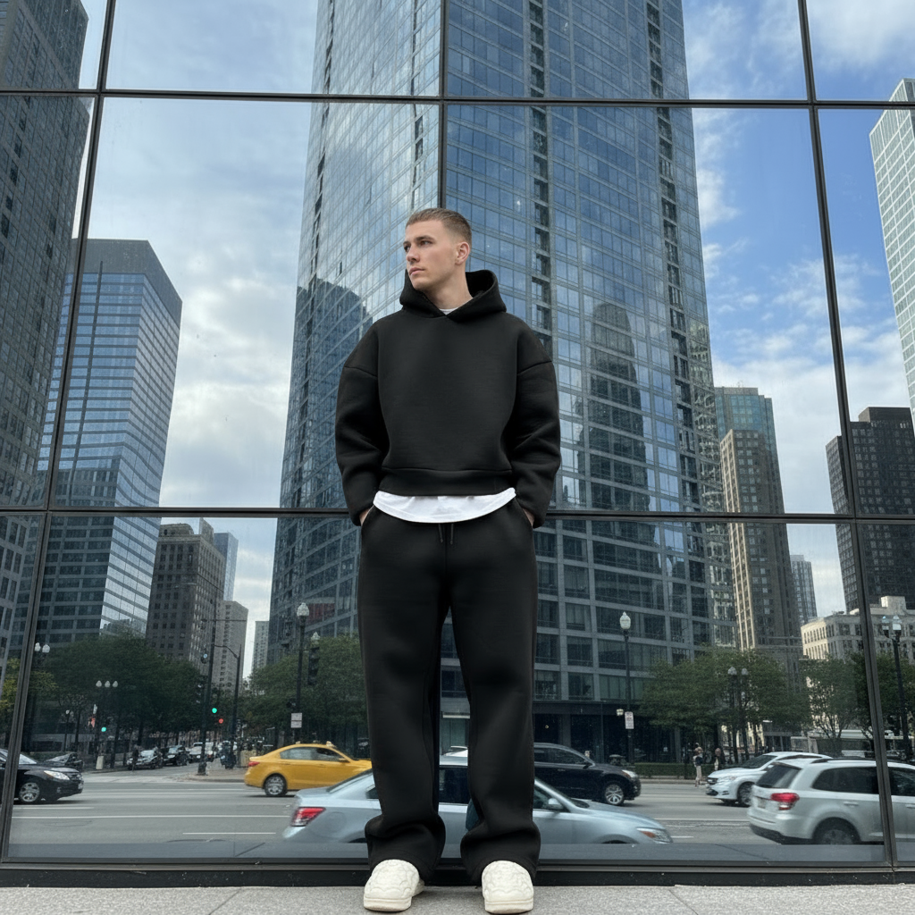 Sudadera con capucha UC Negro Medianoche