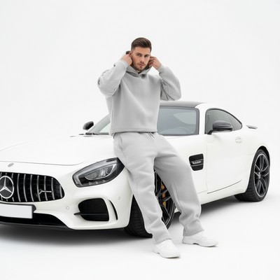 Sudadera con capucha UC Beige arena