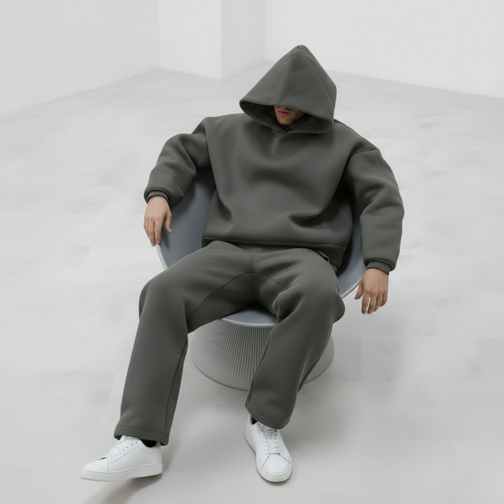 Sudadera con capucha UC Gris tormenta