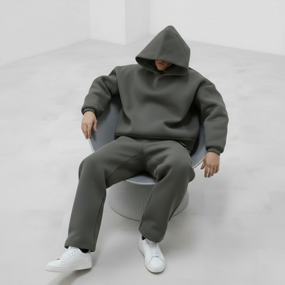 Sudadera con capucha UC Gris tormenta