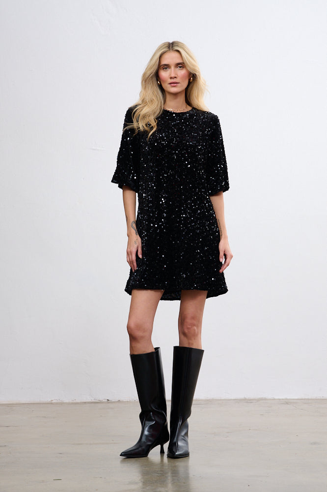 Vestido de lentejuelas de obsesión