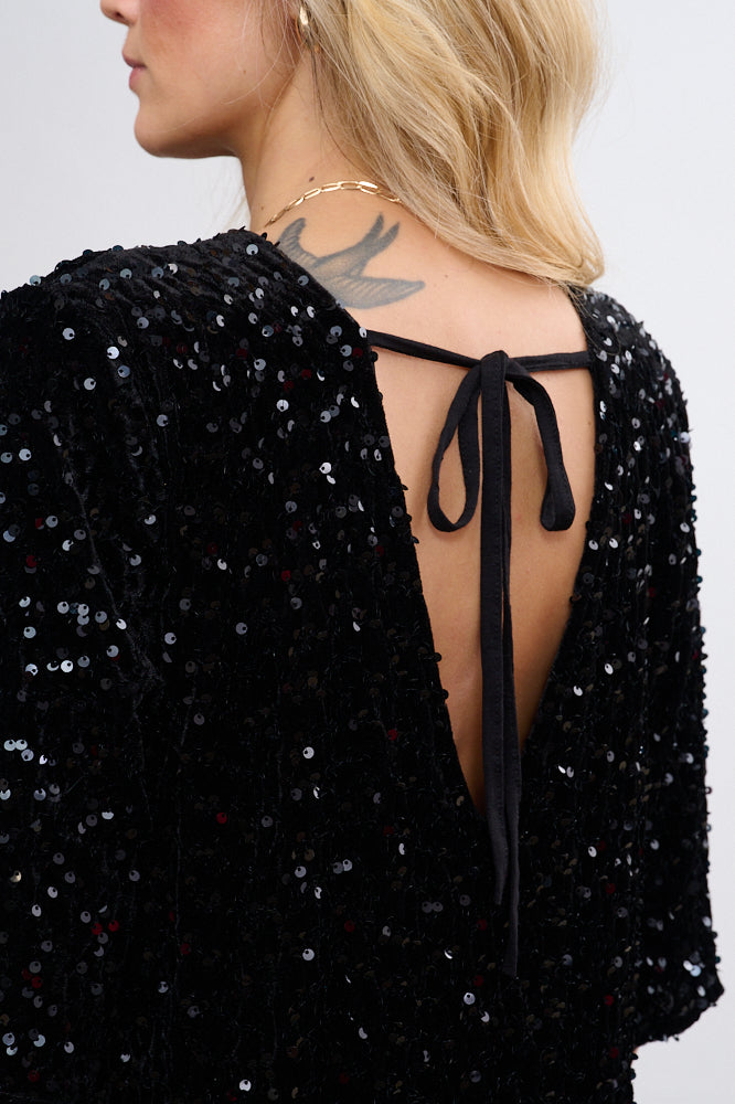 Vestido de lentejuelas de obsesión