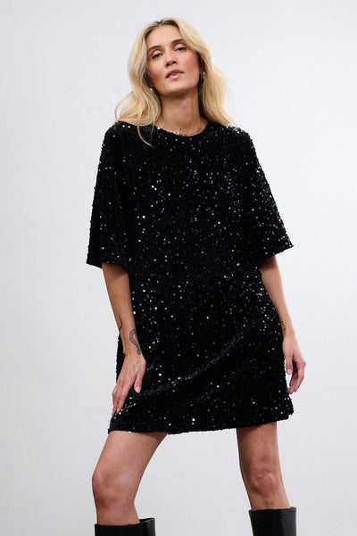 Vestido de lentejuelas de obsesión