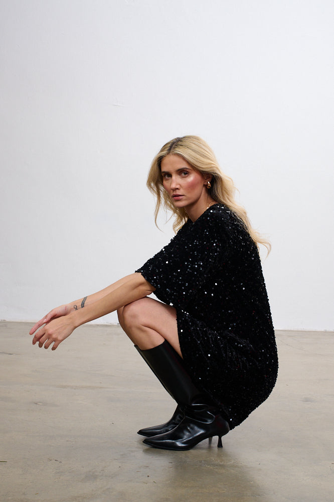 Vestido de lentejuelas de obsesión