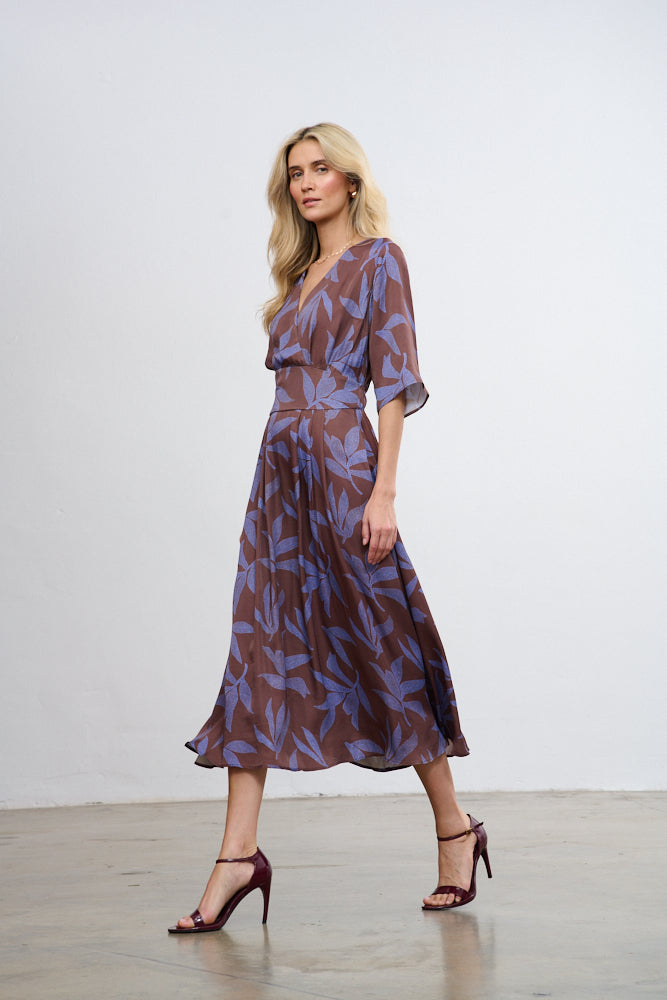 Vestido vino de lavanda