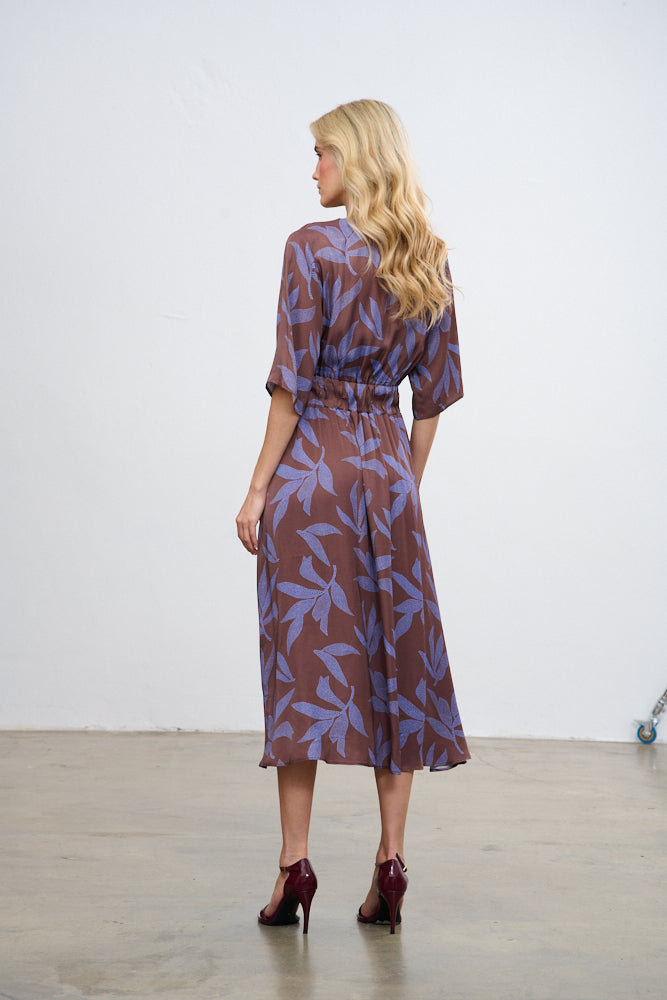 Vestido vino de lavanda