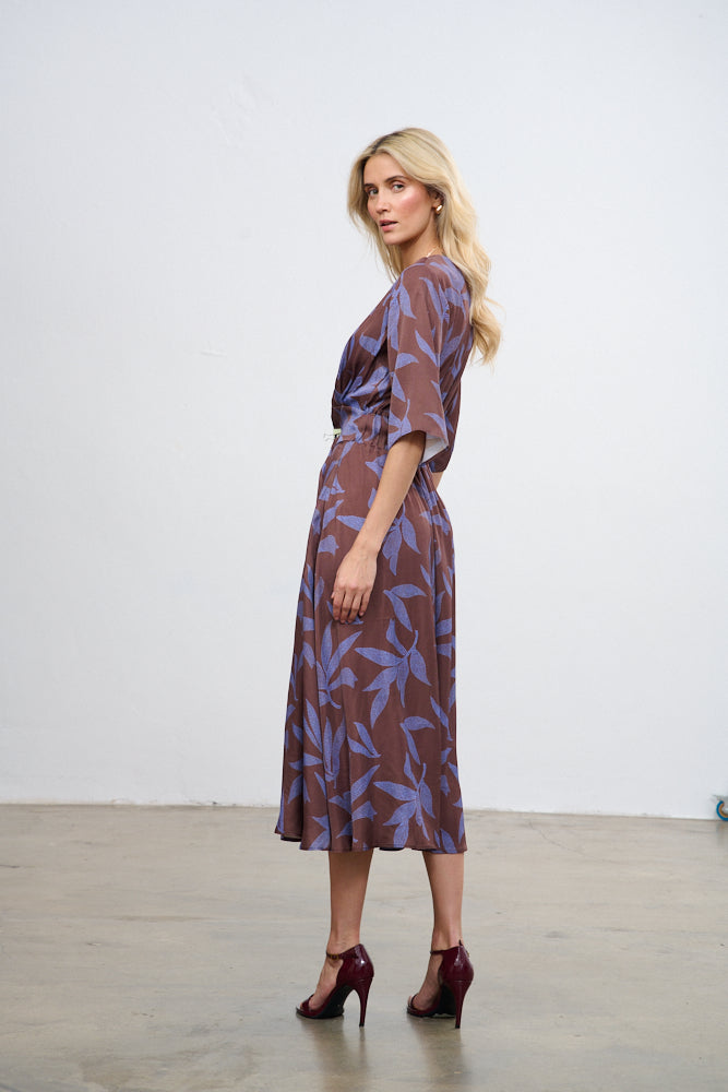 Vestido vino de lavanda