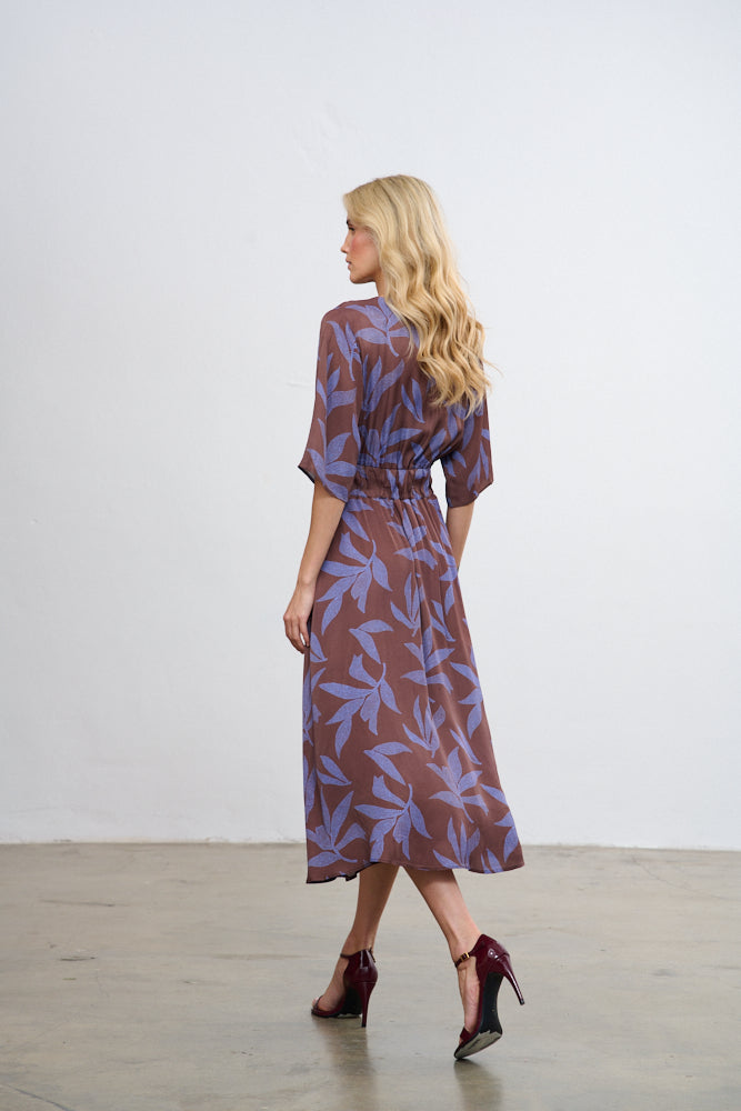 Vestido vino de lavanda