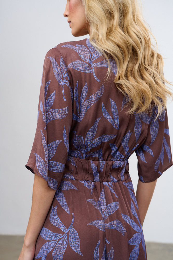 Vestido vino de lavanda