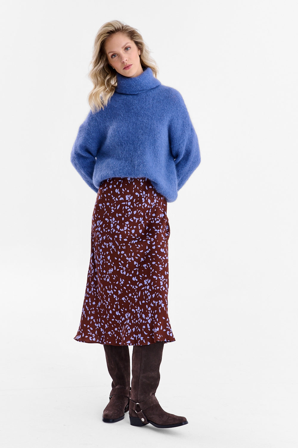 Falda midi Toque de Crepúsculo