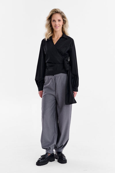 Camisa con lazo de cielo nocturno