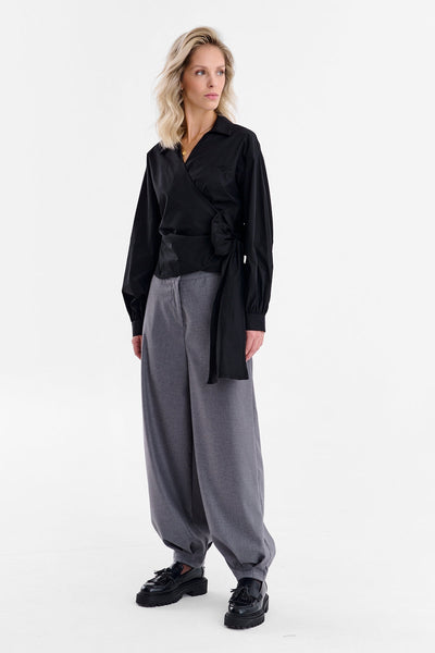 Camisa con lazo de cielo nocturno