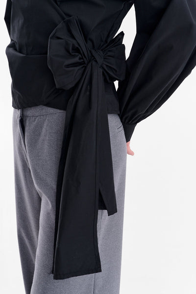 Camisa con lazo de cielo nocturno