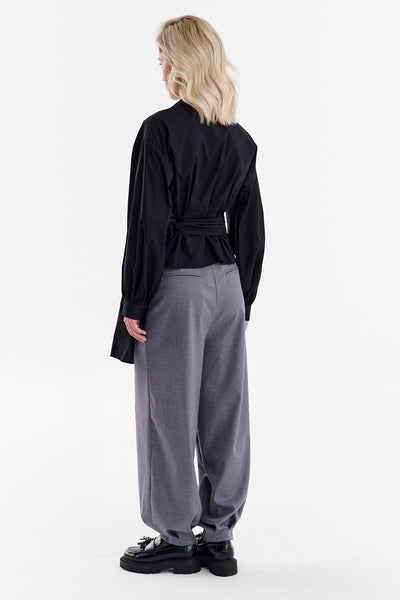 Camisa con lazo de cielo nocturno