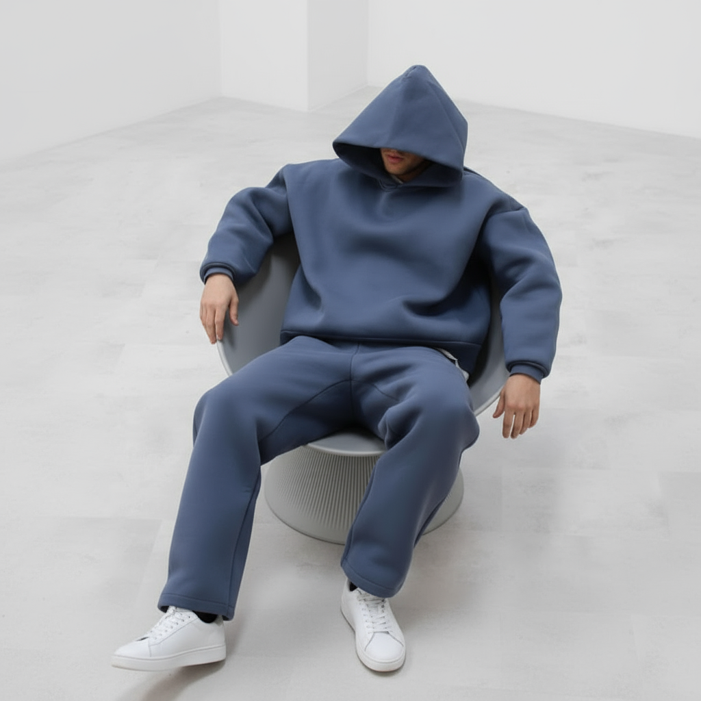 Sudadera con capucha UC Azul marino